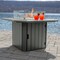 Highwood Usa Oasis Fire Pit Table Outdoor Furniture for Patio, Backyard, Garden AD-FIREPIT01-CGE - alternate 4